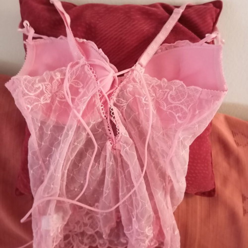 Luna negligee in pink like new