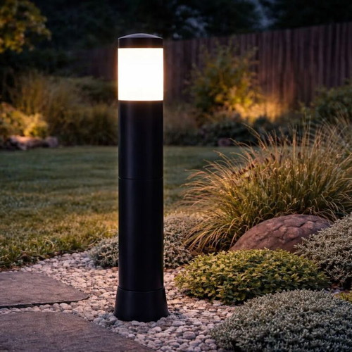 3D Printed Modern LED Garden Bollard Light 40cm New