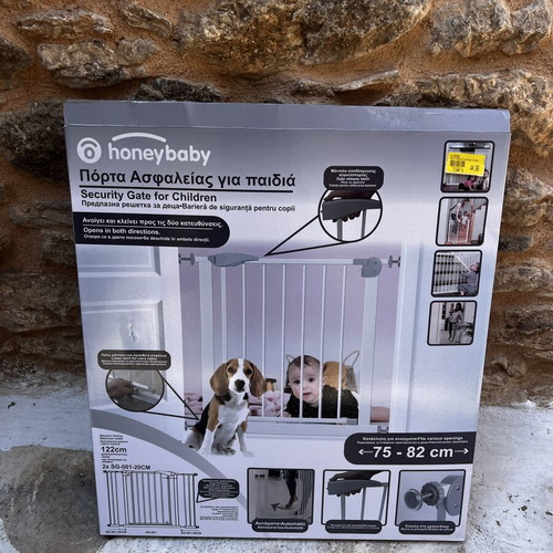 Honeybaby security gate for children like new, fits 75-82 cm