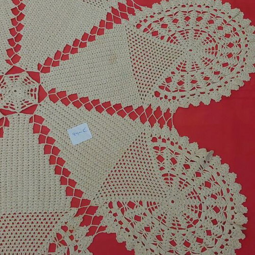 Handmade crochet round tablecloth 80x80 new, unused