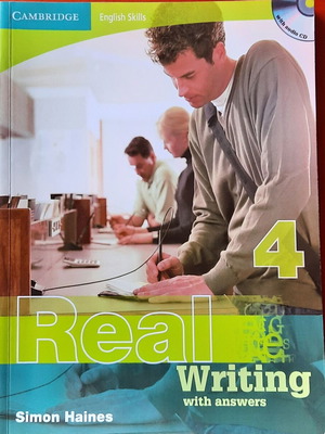 Cambridge Real Writing 4 (Level C1) like new with answers and CD