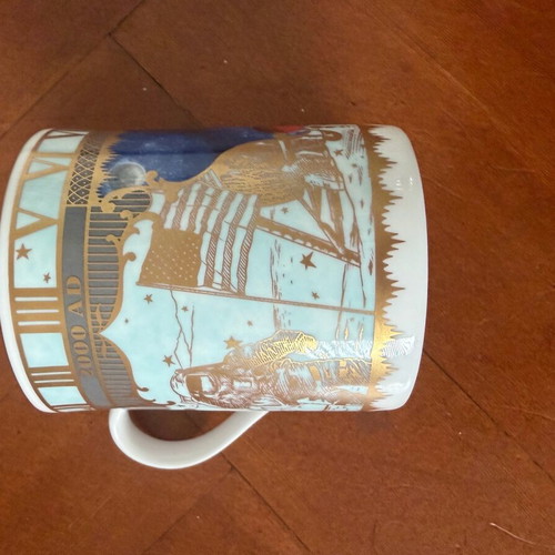 Royal Worcester Millennium 2000 Collectible Mug Like New