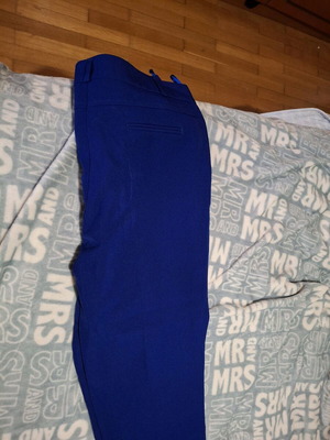 Suit pants new, blue, unworn