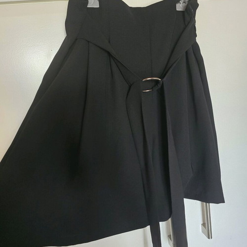 Zara fabric shorts like new, black, size S
