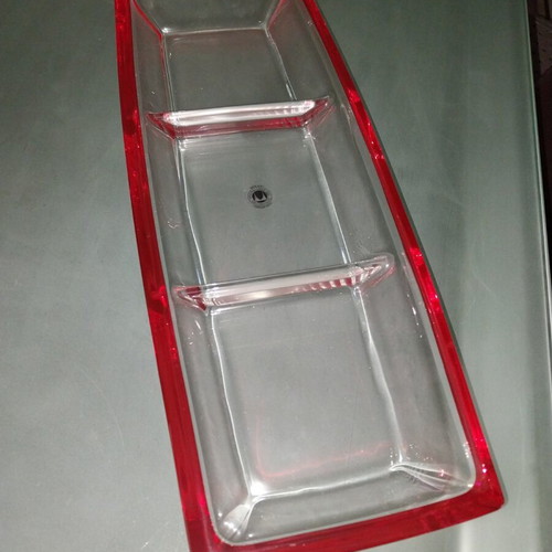 Serving platter with compartments new for nuts