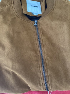 Pull & Bear leather jacket like new, size extra large