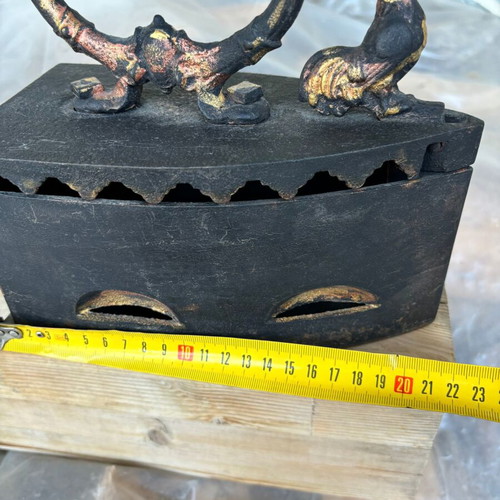 Charcoal iron antique for decoration, like new