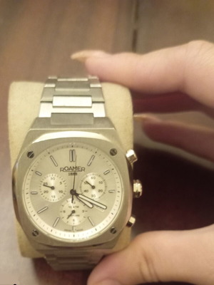 Roamer Stingray R7 Chrono ρολόι, ασημί, unisex