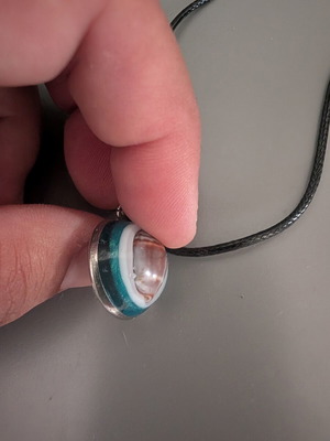 Pendant with real shell