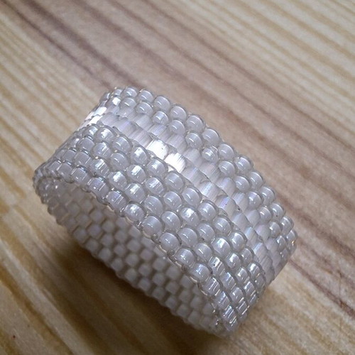 Ring with Premium Miyuki Glass Beads from Japan New