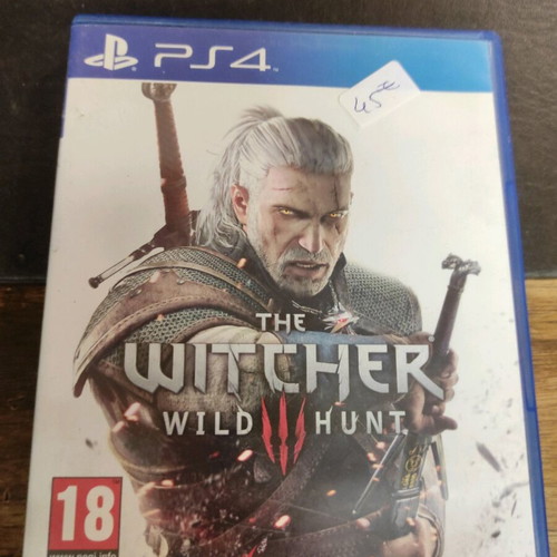 The Witcher Wild Hunt PS4 used adventure video game