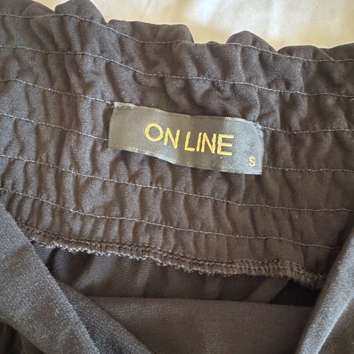 On Line harem pants women's size S like new, black