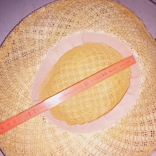 Straw hats new, pack of 2, gold size L