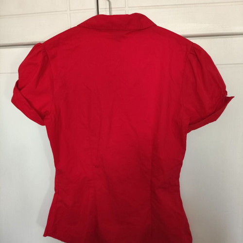 H&M Red Shirt Used, Spring/Fall, Size M