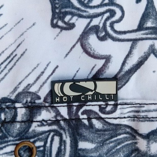 Fox Racing x Hot Chilli Latinese Vintage Men's Boardshorts L used, black and white