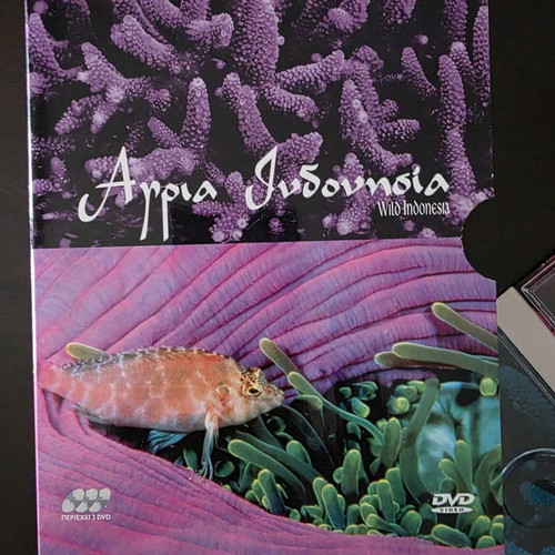Wild Indonesia DVD BBC documentary like new with Greek subtitles