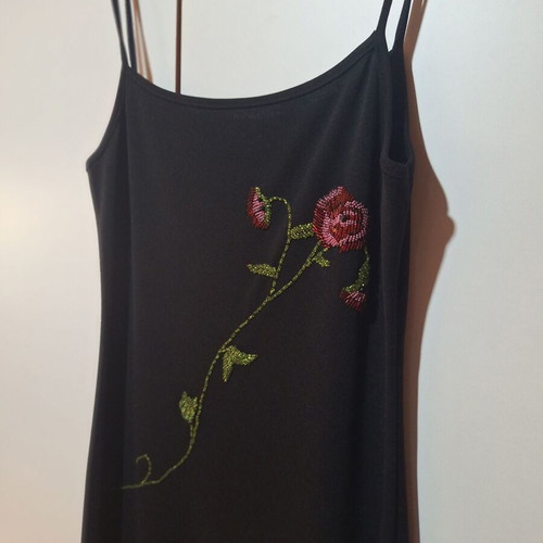 Bill Cost dress with bead embroidery black, like new, size S/M