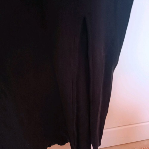 Black Zara dress medium pencil used like new