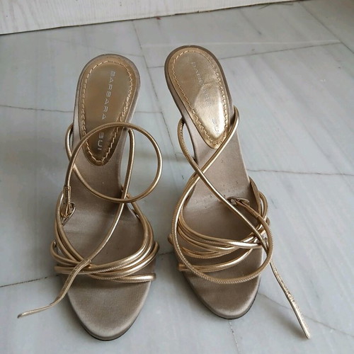Barbara Bui sandals used, gold color, size 37