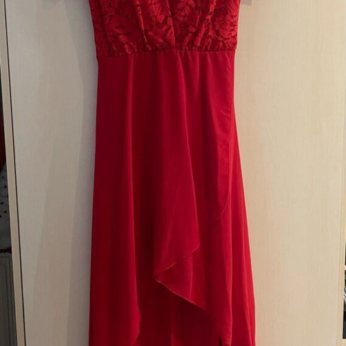 Italian dress new, red, one size