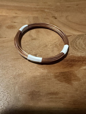 Copper wire 3m, semi-hard