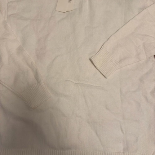 Ami crew neck hoodie size M new, white