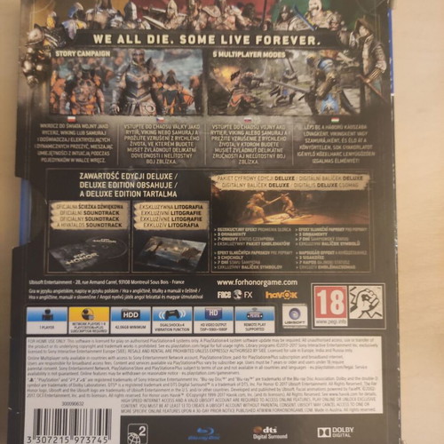 For Honor Deluxe Edition used PS4 game