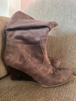 Castor ankle boots like new brown size 40