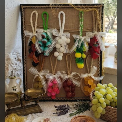 Grape Soap Hanging Decoration for Bathroom and Kitchen, new