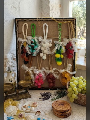 Grape Soap Hanging Decoration for Bathroom and Kitchen, new