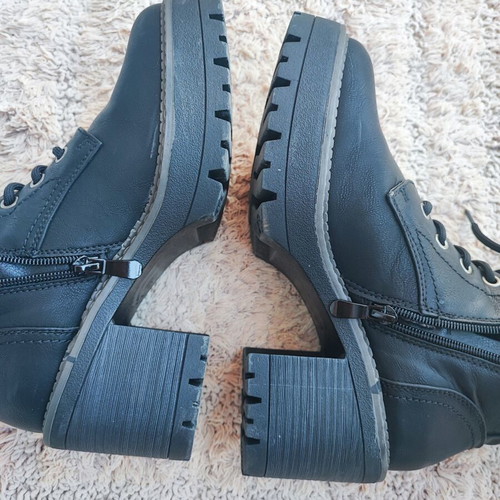 Black ankle boots size 36 like new