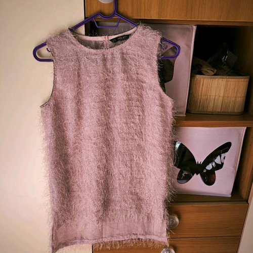 Official zara top with fringes