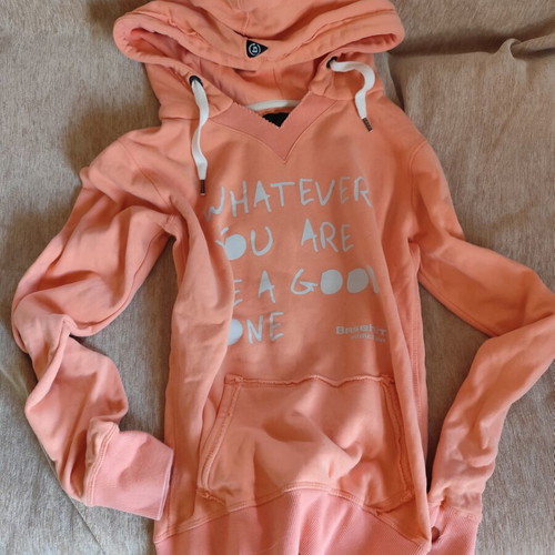 Hoodie like new, size M, orange