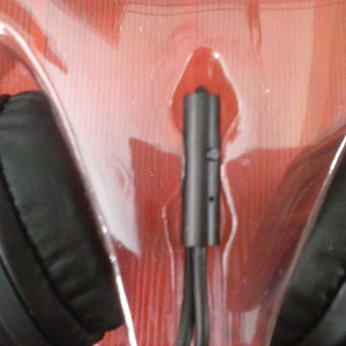 Foldable headphones with microphone, 3.5mm stereo gold-plated jack