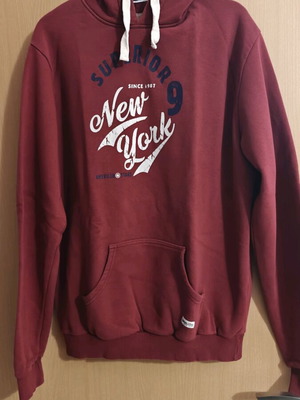 American Stars hoodie red like new with print and hood XXL