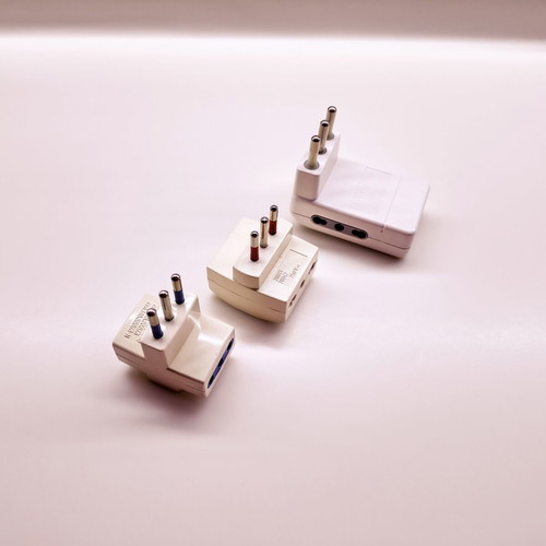 Set of 3 Italian European power adapters like new