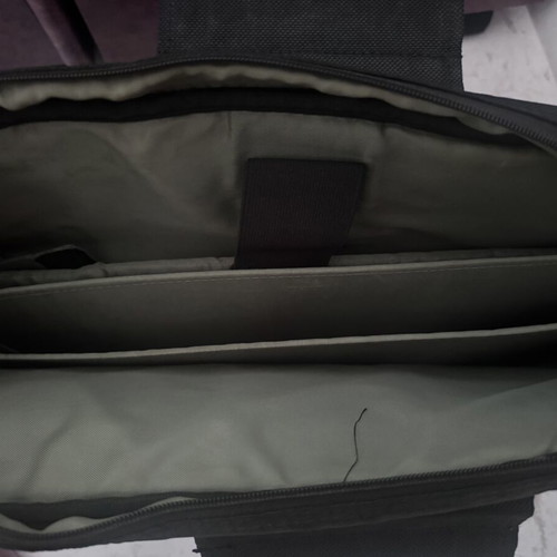 Sony Vaio laptop bag with multiple compartments, black