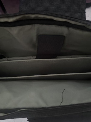 Sony Vaio laptop bag with multiple compartments, black