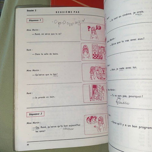 French Learning Books Set of 3 used