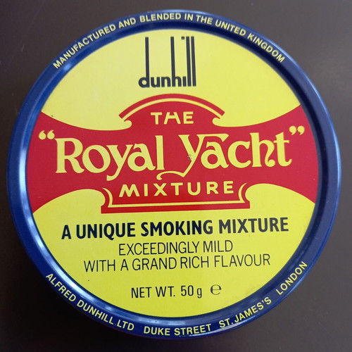 Dunhill Royal Yacht Mixture tobacco tin 50g, 1980s