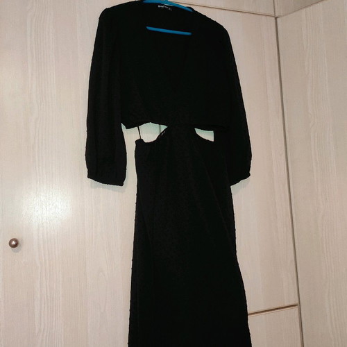 Dress black like new with side and back openings