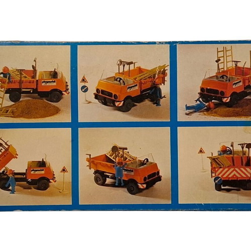 Vintage Lyra Playmobil 3203 Truck with Tipper and Worker used