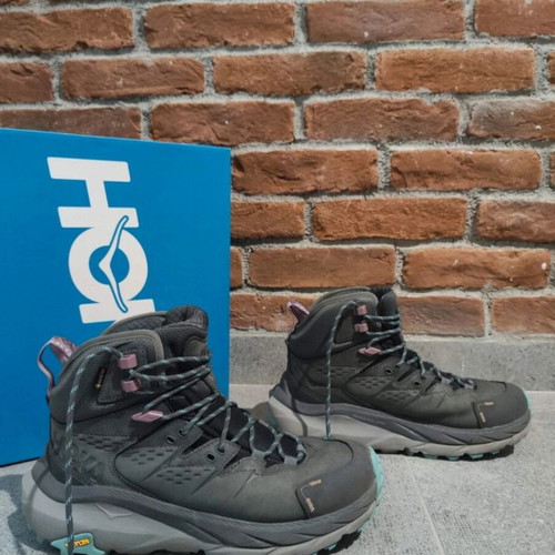 Hoka One One Kaha 2 GTX boots like new, gray, size 41