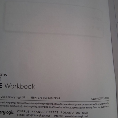 Belt Exams Workbook B2 New English Language Learning