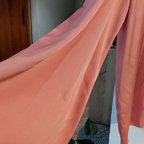 Thesis satin blouse new, pink, size L