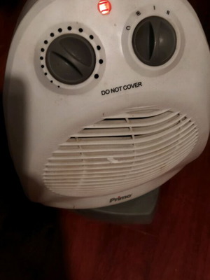 Primo 2000W floor fan heater like new with thermostat