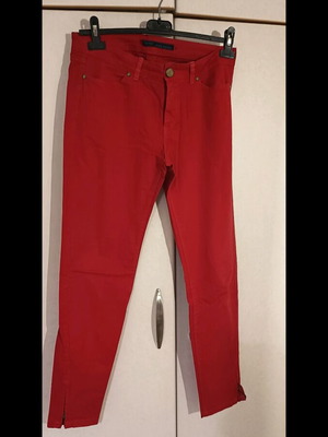 Zara red pants like new, size S 36 8