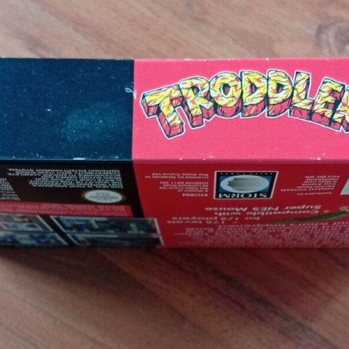 Troddlers Super Nintendo SNES game used, 1993 PAL CIB