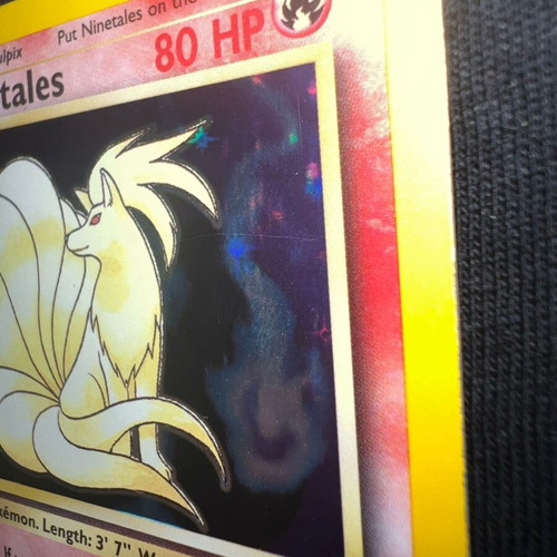 Ninetales Base Set Holo 1999 used card