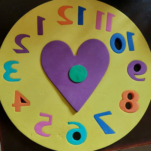 Educational clock game used